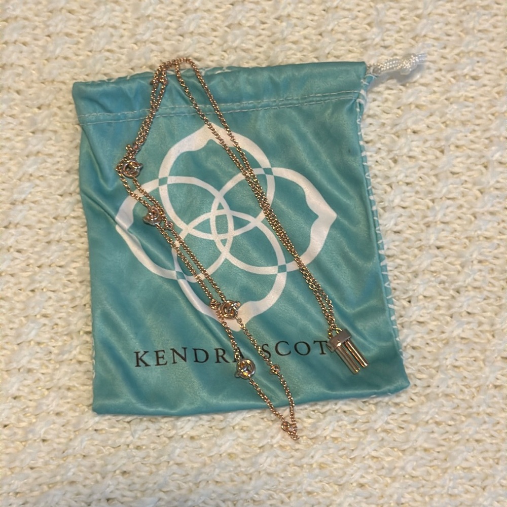 Rose Gold Kendra Scott Necklace